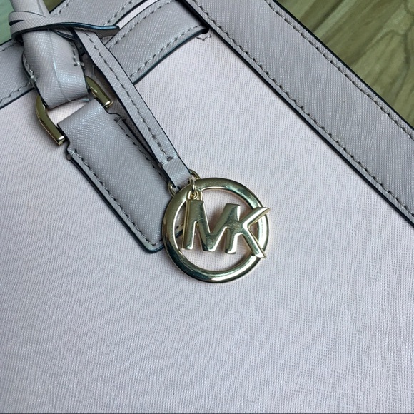 🌸Large Michael Kors Pastel Pink & Fawn Dillon Tote NWT - Picture 8 of 16